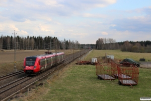 X50 9054 som RST 8460. Skärpan - Tierp 01.05.2016.
